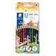 NORIS COLOUR 185 - ETUI CARTON 12 CRAYON