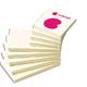 CPG BLOC REPOSIT 76x127MM JAUNE 8631L